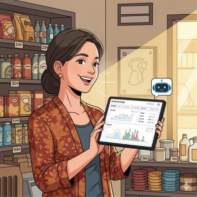 Bagaimana AI Mengubah Wajah UKM Indonesia dalam Mengelola Stok dan Melayani Pelanggan